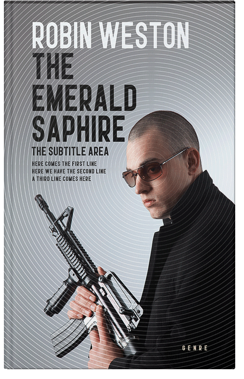 Front view of Premade Mystery & Thriller & Suspense Book Cover - Bombay