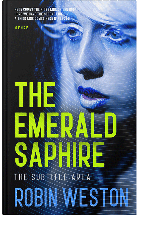 Front view of Ebony #22594 - Premade Mystery & Thriller & Suspense Book Cover