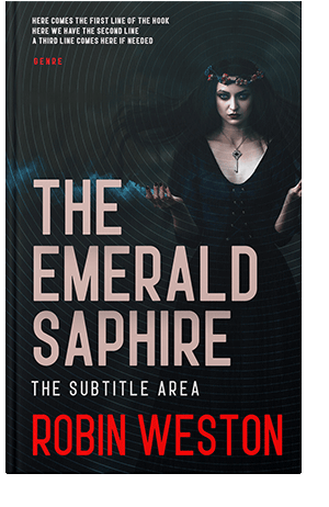 Pre Made Book Cover Petite Orchid