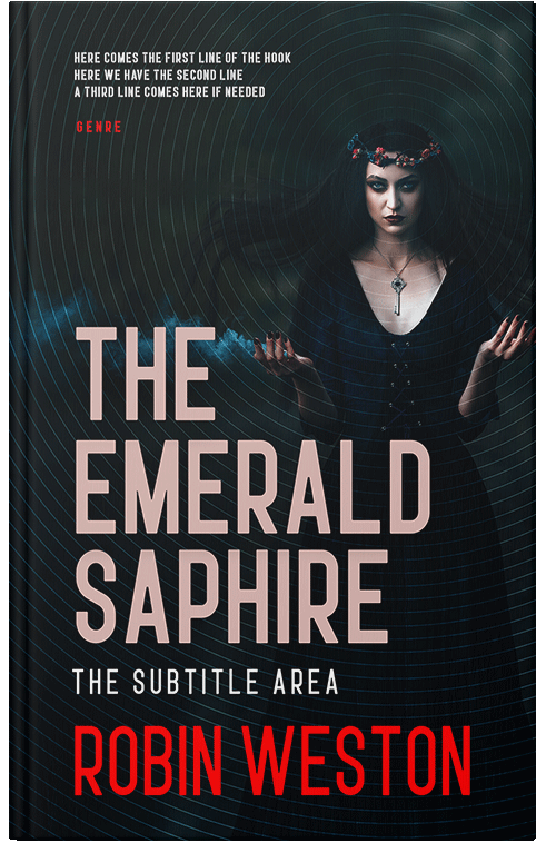 Front view of Premade Fantasy Book Cover - Petite Orchid