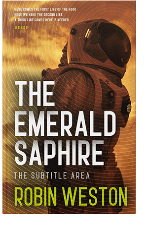 Pre Made Book Cover Deep Oak