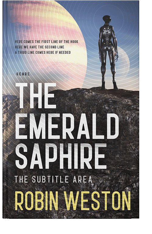 Front view of Bone #22604 - Premade Science Fiction Book Cover