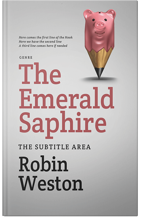 Front view of Premade Education Book Cover - Alto