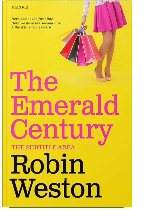 Front view of Lemon #22609 - Premade Business Book Cover