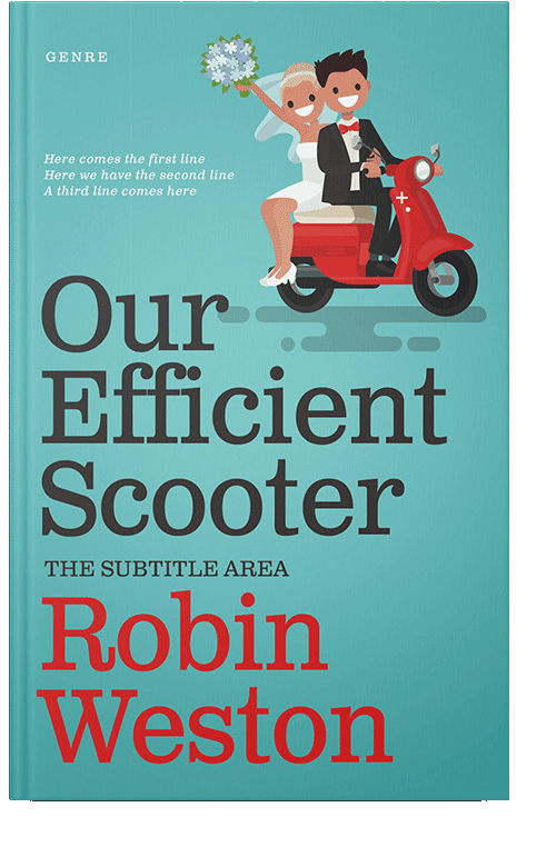 Front view of Fountain Blue #22614 - Premade Romance Book Cover