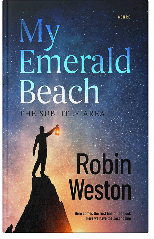 Front view of Premade Surreal Book Cover - East Bay