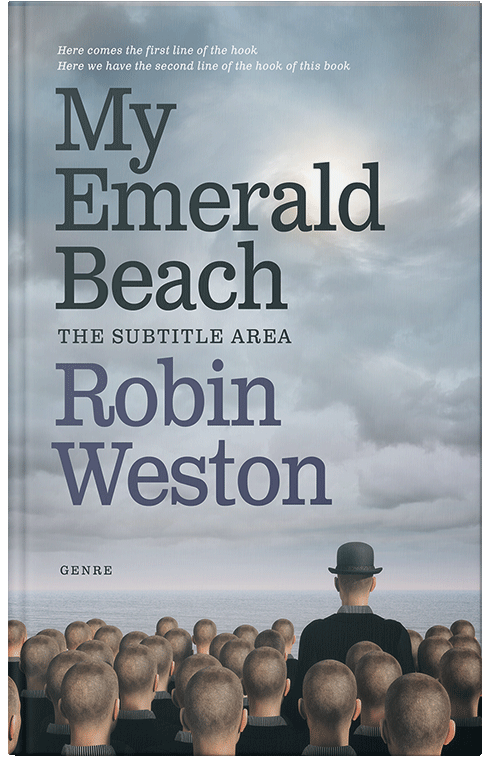 Front view of Premade Self-Improvement & Self-Help Book Cover - Submarine