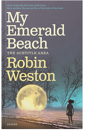 Pre Made Book Cover Mid Gray