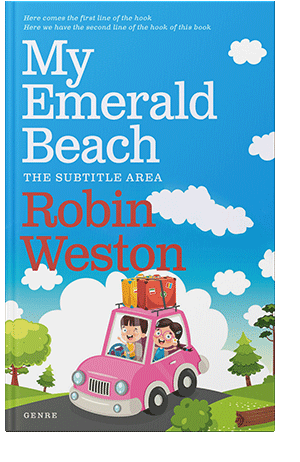 Pre Made Book Cover Cerulean