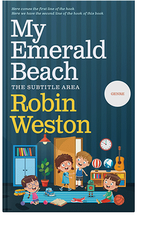 Pre Made Book Cover Elephant