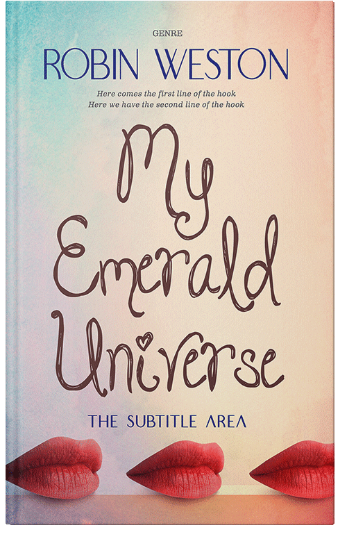 Front view of Bone #22654 - Premade Abstract Book Cover