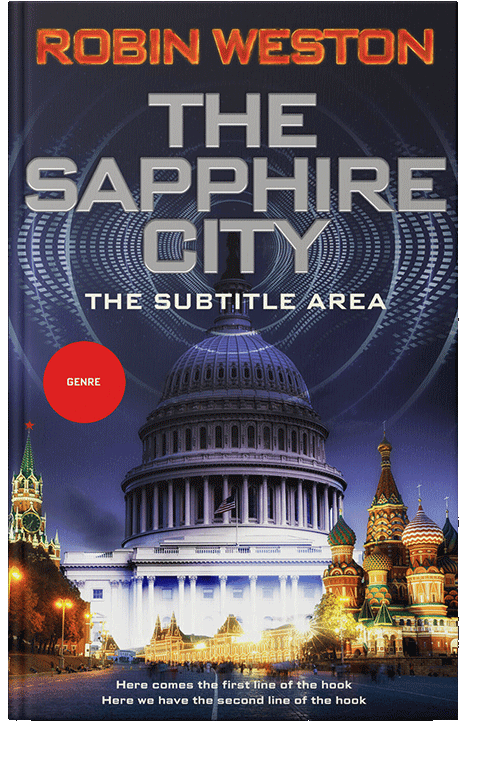 Front view of Tan #22664 - Premade Mystery & Thriller & Suspense Book Cover