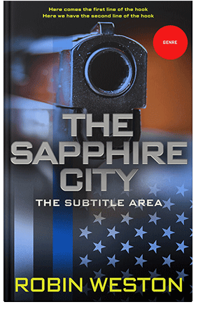 Pre Made Book Cover Ebony Clay