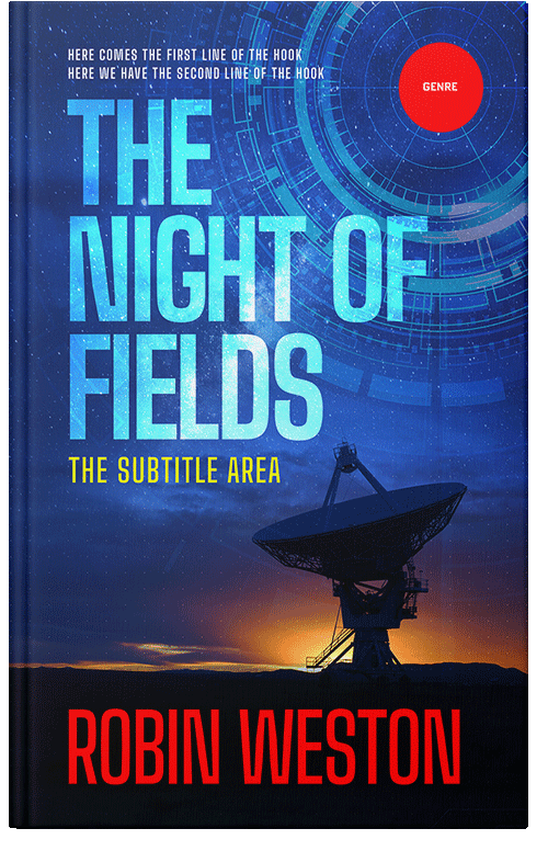 Front view of Jacksons Purple #22669 - Premade Science Fiction Book Cover