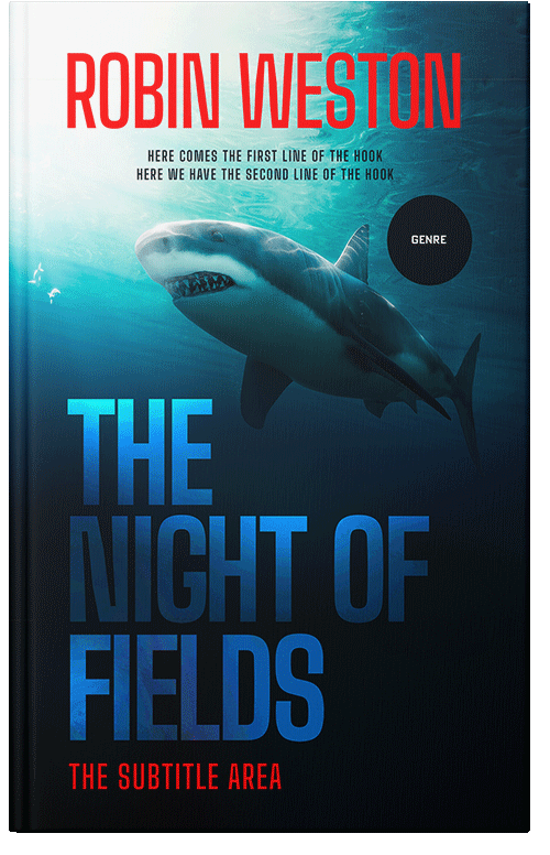 Front view of Premade Action & Adventure Book Cover - Careys Pink