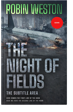 Pre Made Book Cover Outer Space