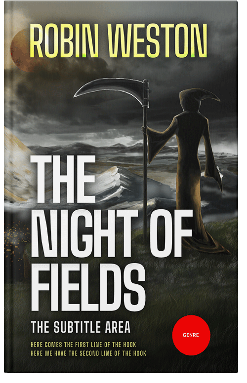 Front view of Log Cabin #22675 - Premade Horror Book Cover