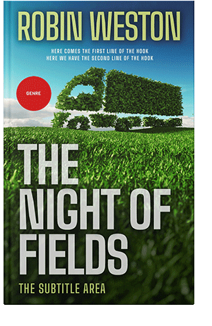 Pre Made Book Cover Soft Amber