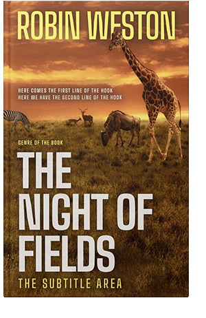 Pre Made Book Cover Sepia