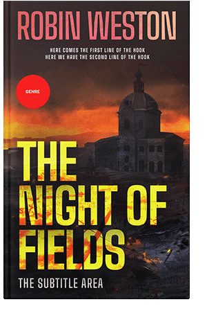 Pre Made Book Cover Fire Bush