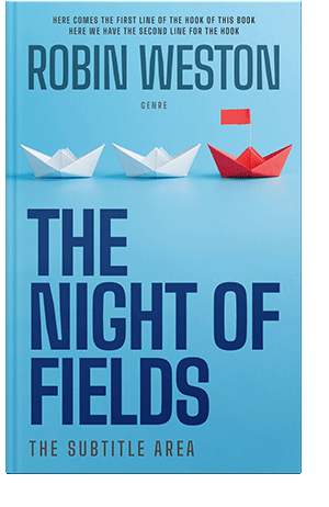 Pre Made Book Cover Sky Blue