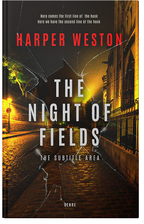 Front view of Premade Mystery & Thriller & Suspense Book Cover - Karaka