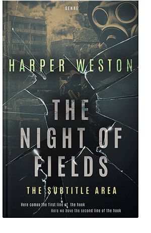 Pre Made Book Cover Outer Space