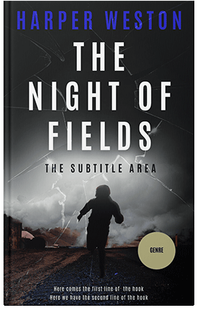 Pre Made Book Cover Gray Nickel