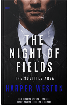 Pre Made Book Cover Amethyst Smoke