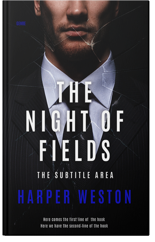 Front view of Premade Mystery & Thriller & Suspense Book Cover - Amethyst Smoke