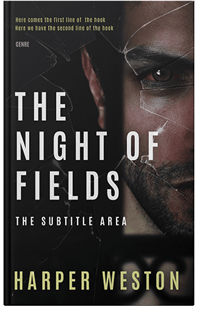 Pre Made Book Cover Ash