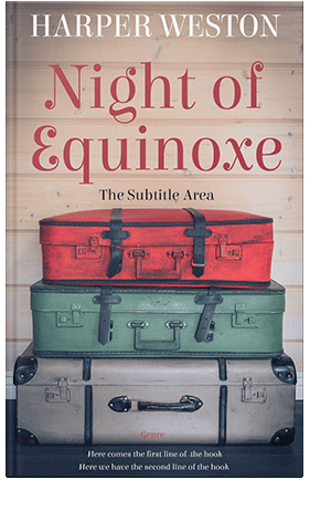 Pre Made Book Cover Silk