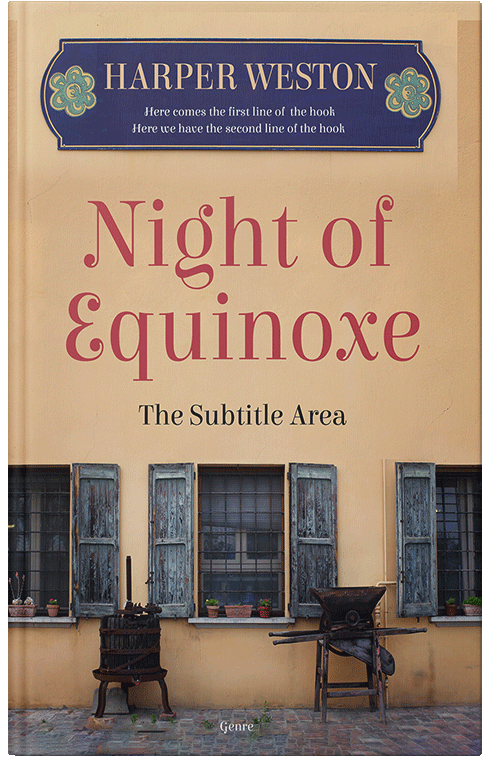 Front view of Premade Literary Fiction Book Cover - Sorrell Brown