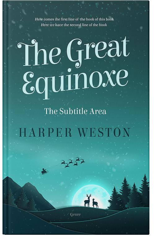 Front view of Elephant #22736 - Premade Abstract Book Cover