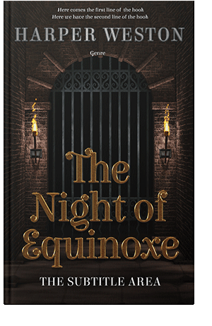 Pre Made Book Cover Night Rider