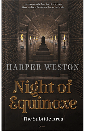 Pre Made Book Cover Night Rider