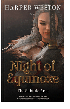 Pre Made Book Cover Oil