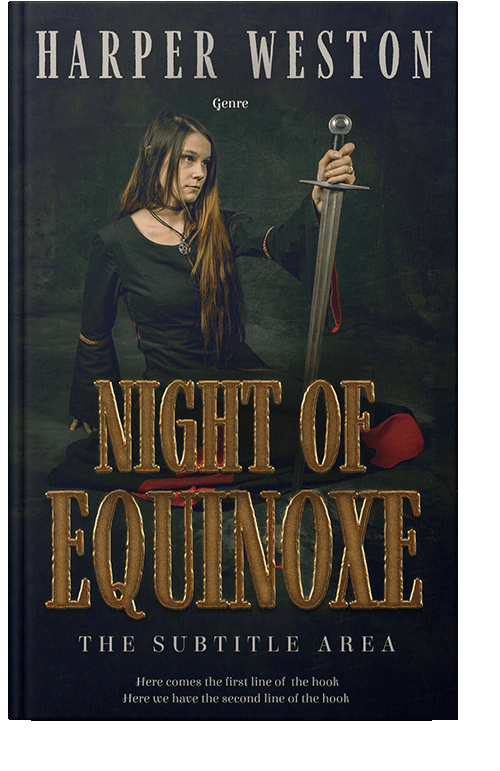 Front view of Bunker #22754 - Premade Fantasy Book Cover