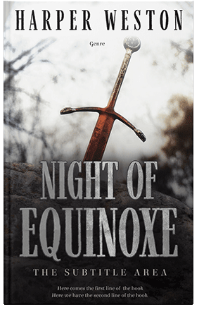 Pre Made Book Cover Cararra