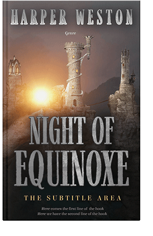 Pre Made Book Cover Dune