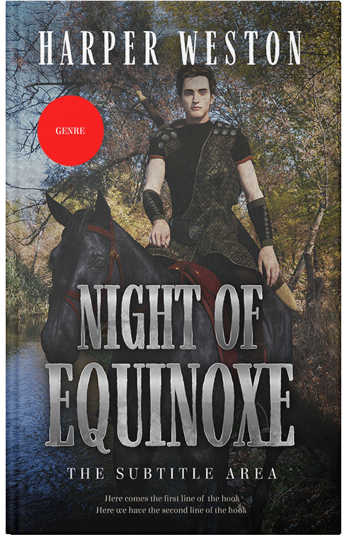 Front view of Premade Fantasy Book Cover - Tuatara