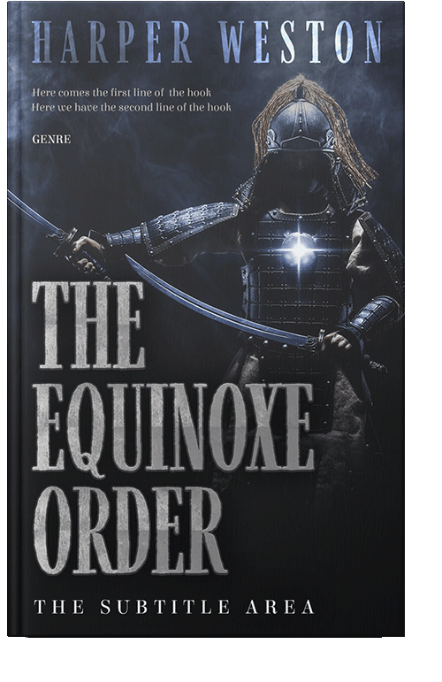 Front view of Shark #22763 - Premade Historical Book Cover