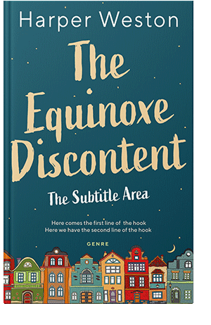 Pre Made Book Cover Deep Sea Green