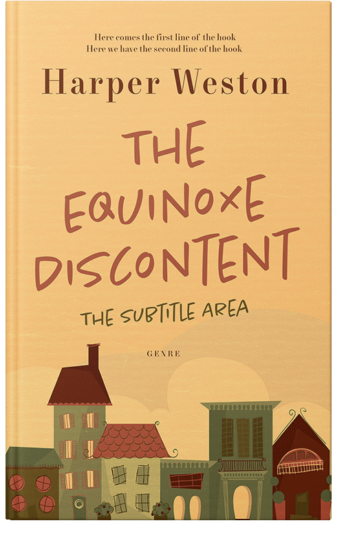 Front view of Premade Literary Fiction Book Cover - Rajah