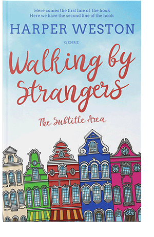 Pre Made Book Cover Jagged Ice