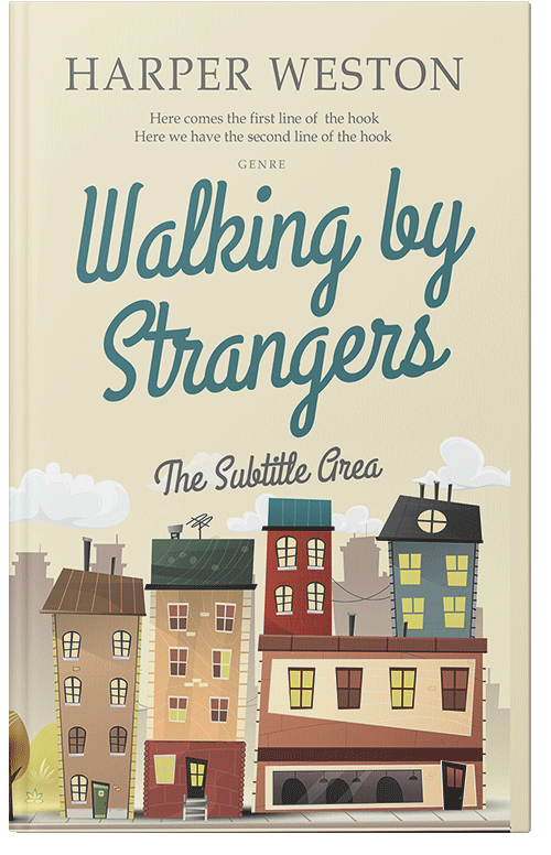 Front view of Parchment #22774 - Premade Abstract Book Cover