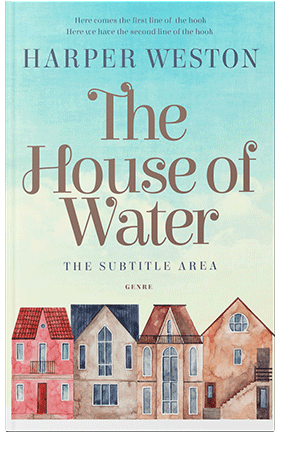 Pre Made Book Cover Surf Crest