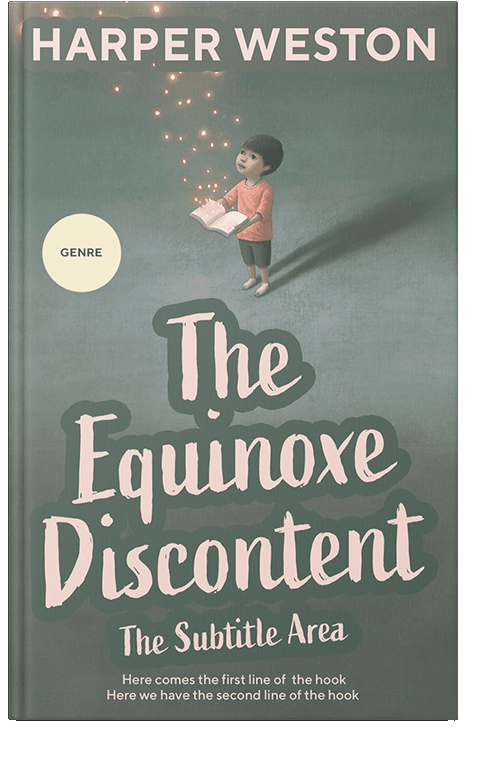 Front view of Xanadu #22788 - Premade Fantasy Book Cover