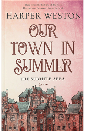 Pre Made Book Cover Albescent White