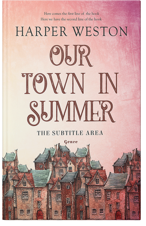 Front view of Albescent White #22796 - Premade Fantasy Book Cover